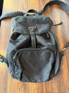 Authentic Prada Small Black Nylon Backpack