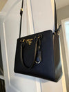 Authentic Prada Saffiano & Soft Calf Leather Borsa A Mano Tote Bag