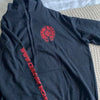 Chrome Hearts Red Horseshoe & Web Pullover Hoodie