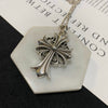 NWT Chrome Hearts Cross Silver Necklace