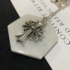 NWT Chrome Hearts Cross Silver Necklace