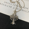 NWT Chrome Hearts Cross Silver Necklace
