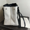 Balenciaga Navy Cabas Tote Bag