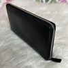 Balenciaga Black Leather Long Zip-Around Wallet
