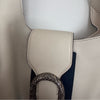 Gucci Silver Leather Web Dionysus Hobo Bag