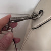 Gucci Silver Leather Web Dionysus Hobo Bag