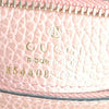 Gucci Leather Swing Tote Bag – Taupe with Pink Accents