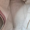 Gucci Leather Swing Tote Bag – Taupe with Pink Accents