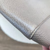 Gucci Leather Swing Tote Bag – Taupe with Pink Accents