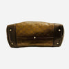 Gucci Brown Leather GG Monogram Tote Bag
