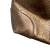 Gucci Brown Leather GG Monogram Tote Bag