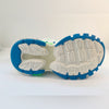 Balenciaga Track Sneakers in White, Blue & Neon Green