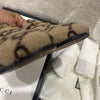 Gucci Wool Monogram Loafers – Beige & Black