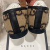 Gucci Wool Monogram Loafers – Beige & Black