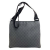 Gucci Black PVC Messenger Shoulder Bag
