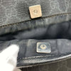 Gucci Black PVC Messenger Shoulder Bag