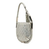 Gucci Metallic Silver Leather Handbag