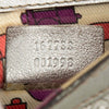 Gucci Metallic Silver Leather Handbag