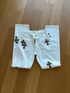 Chrome Hearts x Levi’s 501 Leopard Patch Jeans