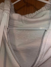 Chrome Hearts White Zip-Up Hoodie