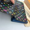 Louis Vuitton Black Murakami Multicolor Sarah Wallet